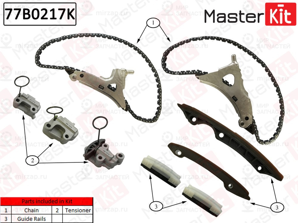 Запчасть MASTERKIT 77B0217K