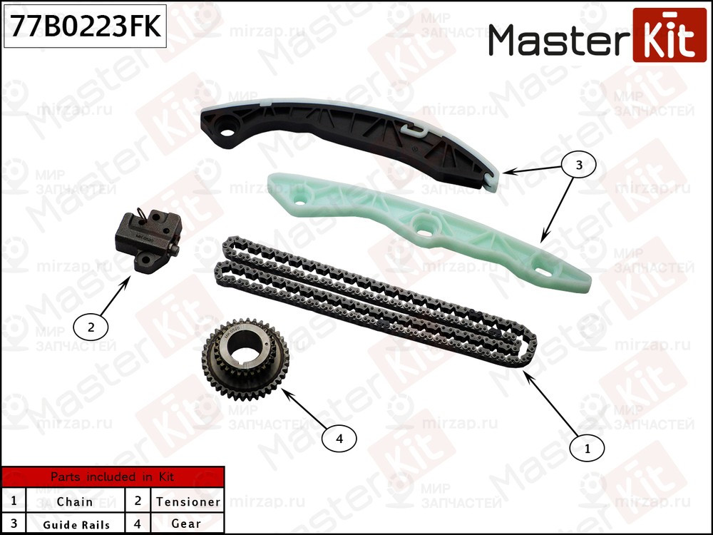 Запчасть MASTERKIT 77B0223FK