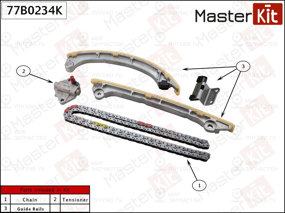 Запчасть MASTERKIT 77B0234K