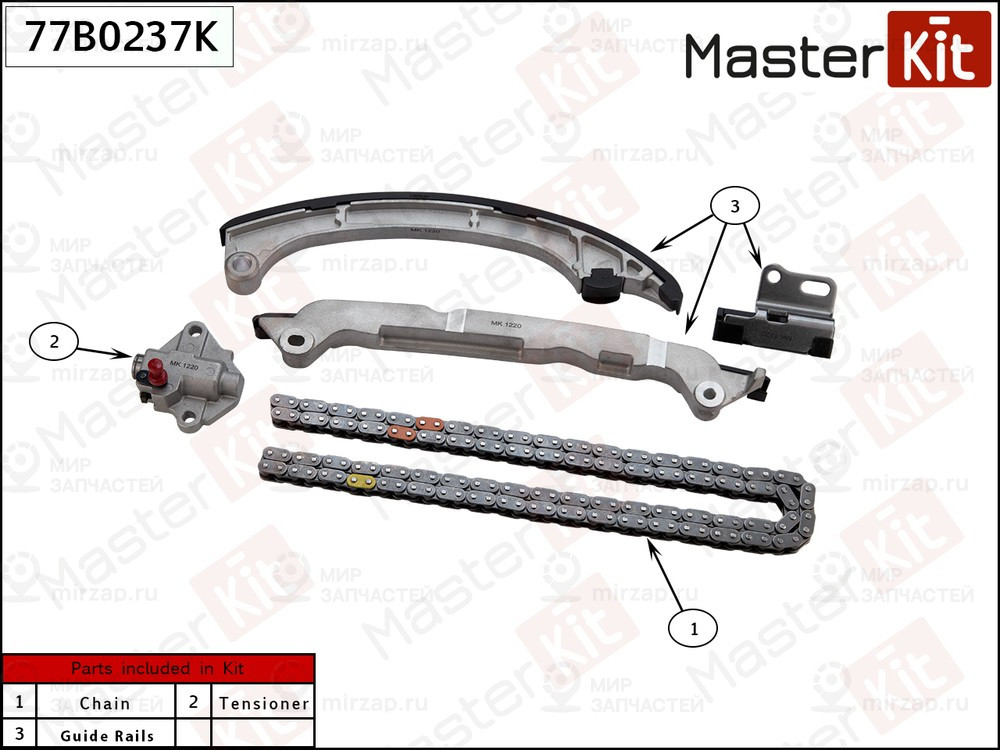 Запчасть MASTERKIT 77B0237K