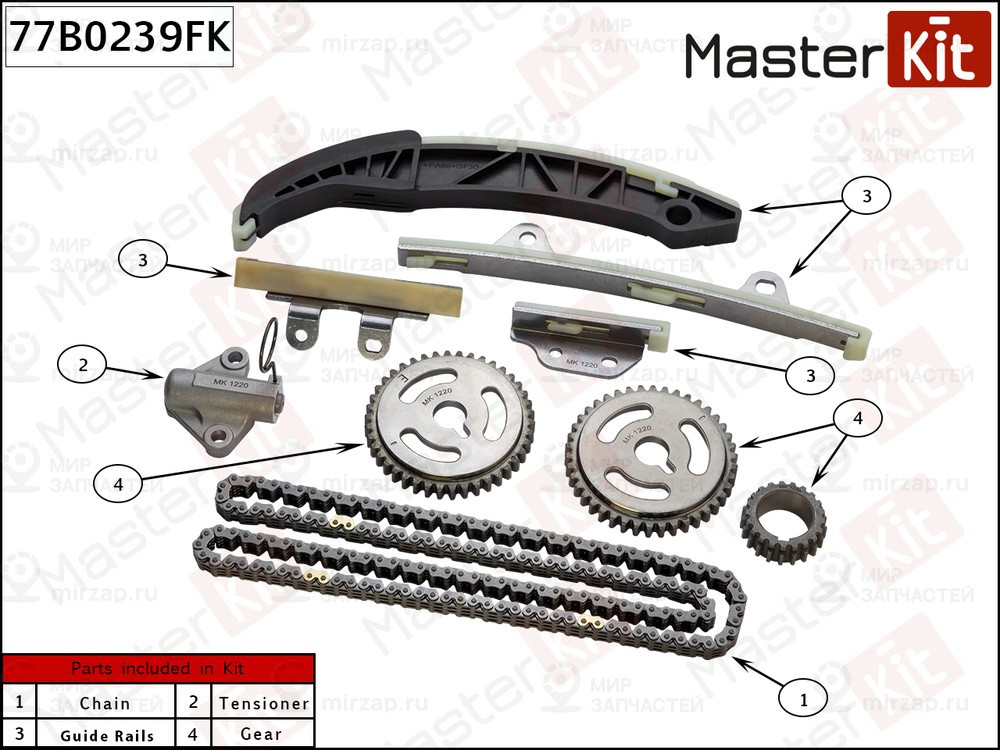Запчасть MASTERKIT 77B0239FK