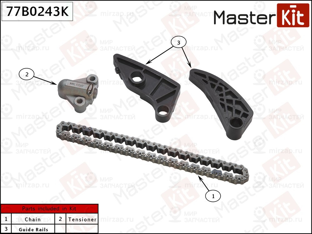 Запчасть MASTERKIT 77B0243K