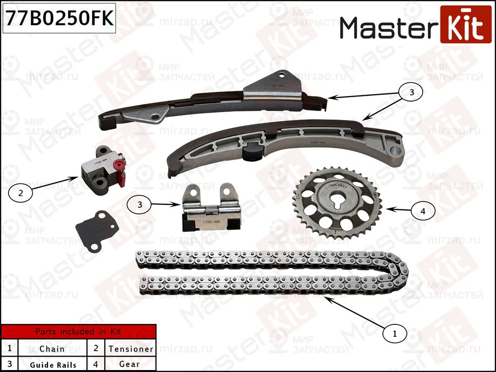 Запчасть MASTERKIT 77B0250FK