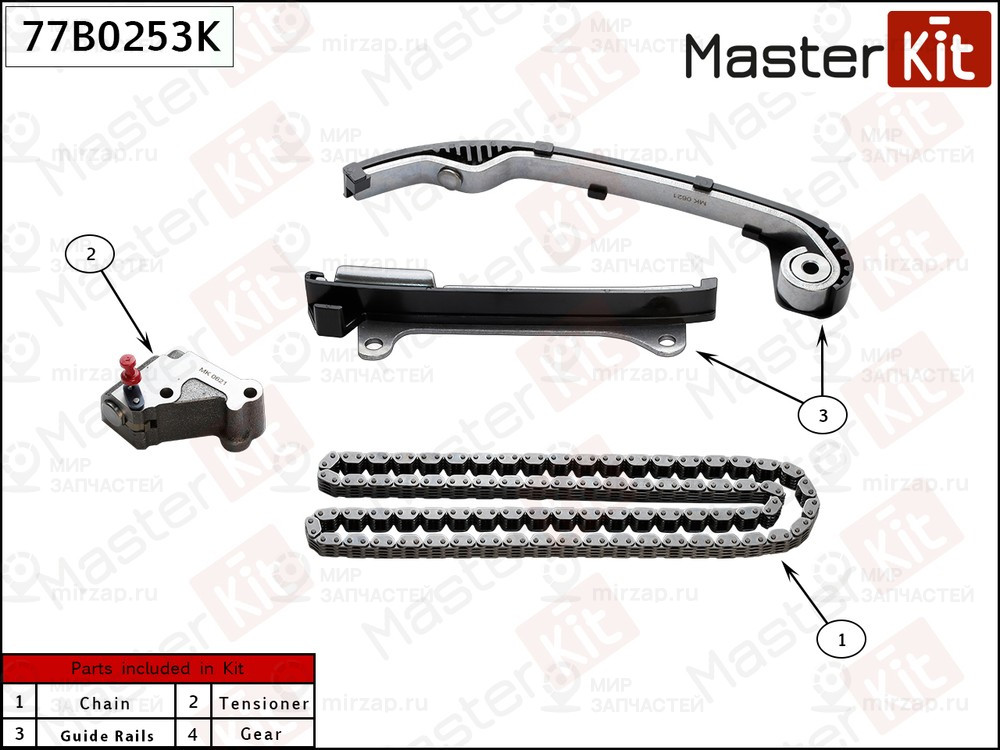 Запчасть MASTERKIT 77B0253K