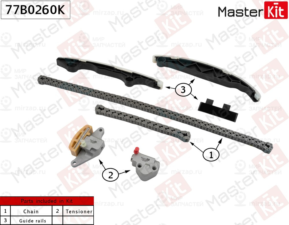 Запчасть MASTERKIT 77B0260K