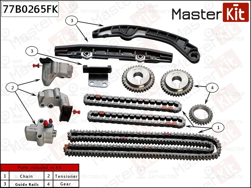 Запчасть MASTERKIT 77B0265FK