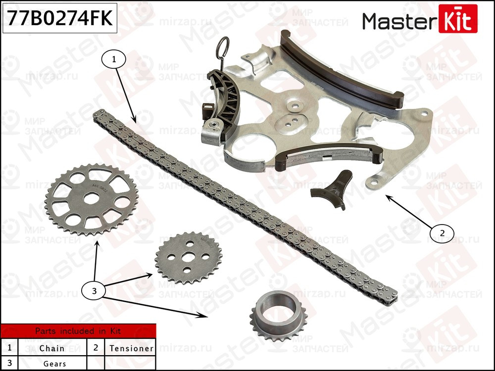 Запчасть MASTERKIT 77B0274FK