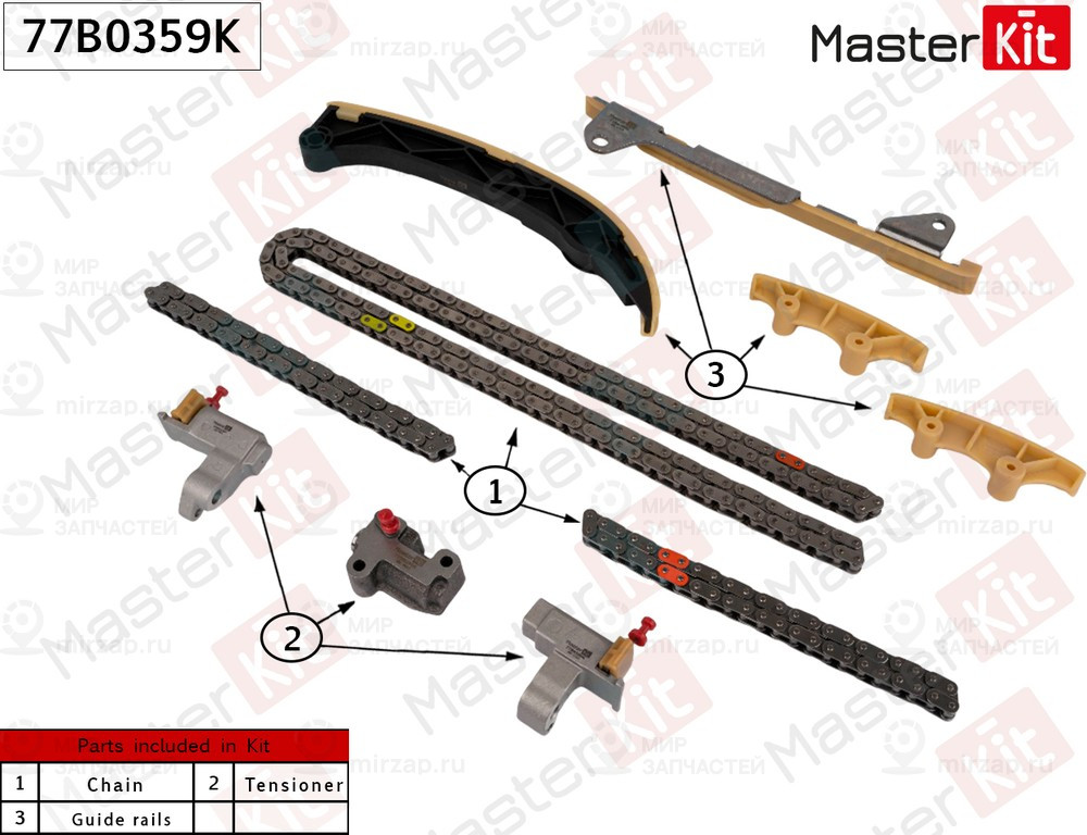 Запчасть MASTERKIT 77B0359K