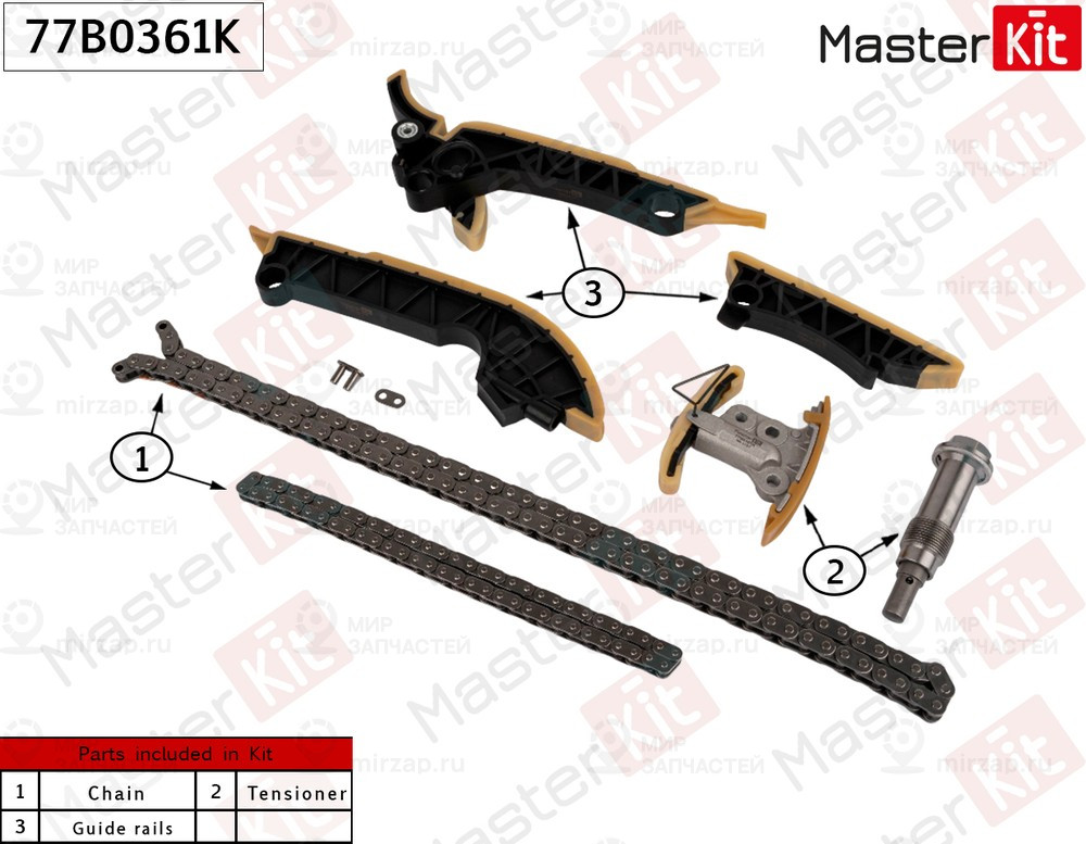 Запчасть MASTERKIT 77B0361K