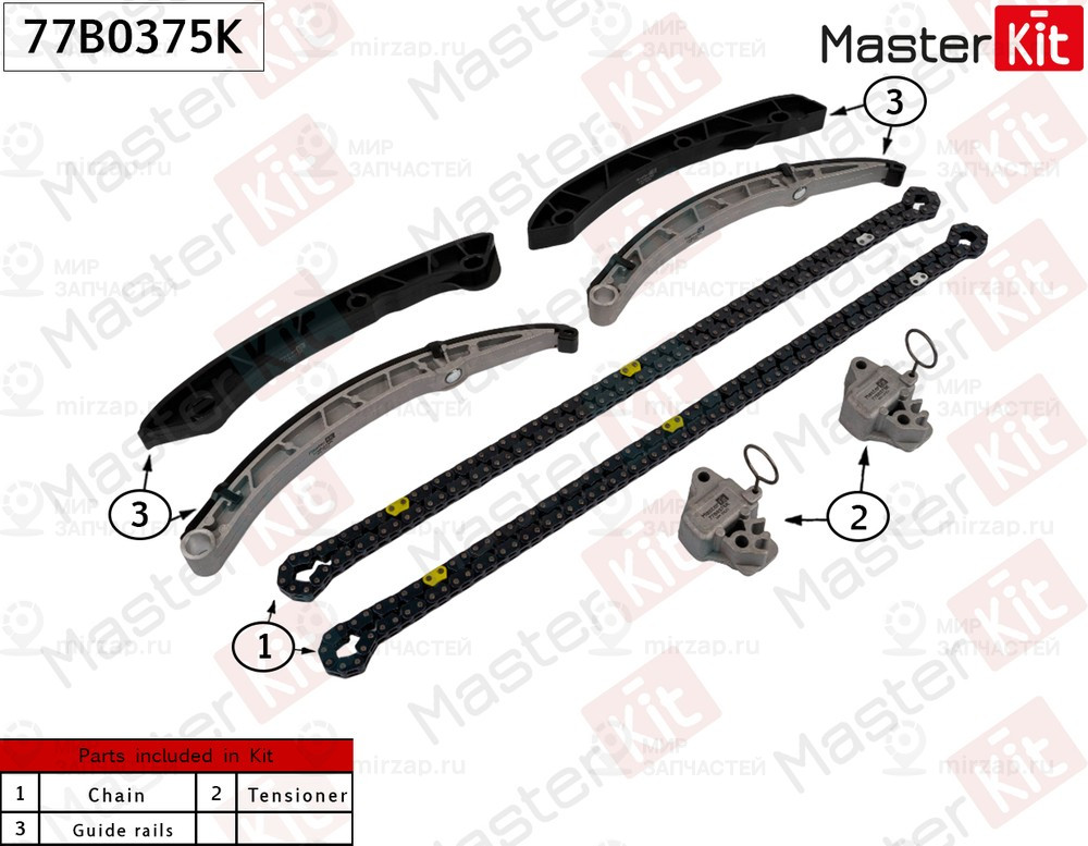 Запчасть MASTERKIT 77B0375K