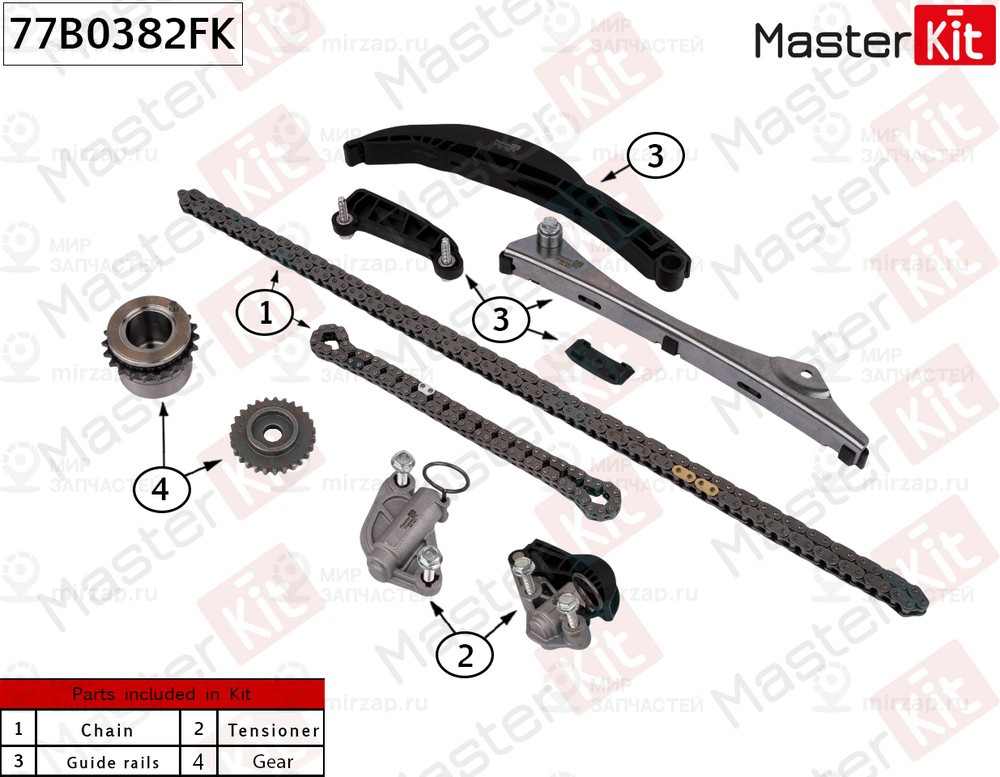 Запчасть MASTERKIT 77B0382FK