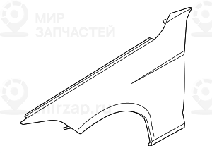 Крыло п пд
 BMW 41627332424