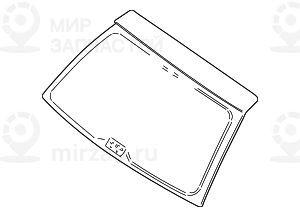Рама заднего стекла
 BMW 41628220962