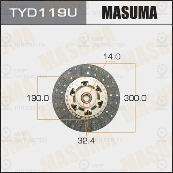 Запчасть MASUMA TYD119U
