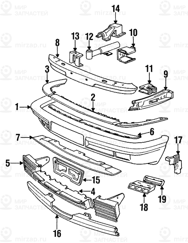 Крышка П Пд
 BMW 51111974442