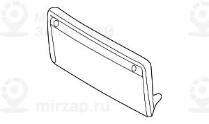 Основание номерного знака загрунтованное M
 BMW 51112694214