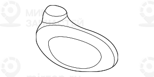 Накладка противотуманной фары Л M3
 BMW 51112695255