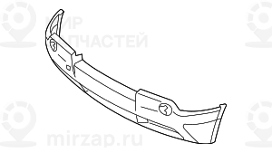 Облицовка переднего бампера Нж
 BMW 51113400897