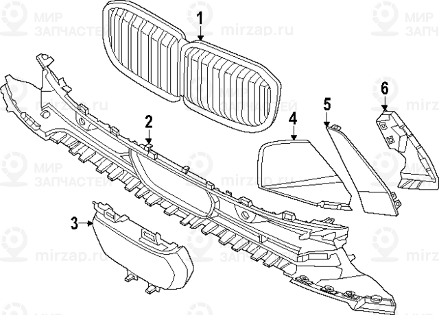 Blende Innen Links
 BMW 51115A0AF31