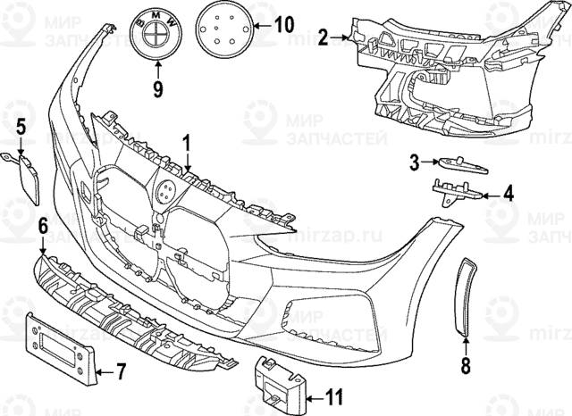Запчасть BMW 51115A0C6E7