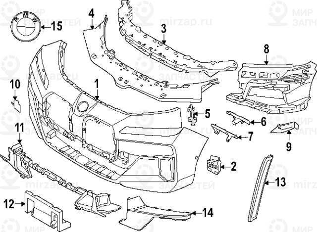 
 BMW 51115A16D75