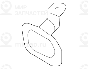 Крышка буксирной проушины загрунтов.
 BMW 51117042702