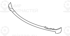 Наконечник облиц.пер.бампера, загрунтов.
 BMW 51117062604