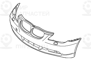Аэрод.пакет performance пд грунт.
 BMW 51117111740