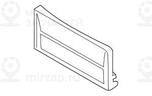Основание номерного знака загрунтованное
 BMW 51117111743