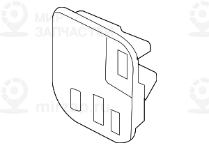 Держатель кронштейна фары Л
 BMW 51117156553