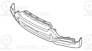 Облицовка бампера Пд
 BMW 51117172356