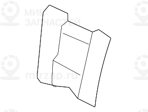 Переходная пластина Л
 BMW 51117186513