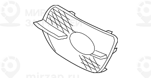 Решетка закрытая П
 BMW 51117188384