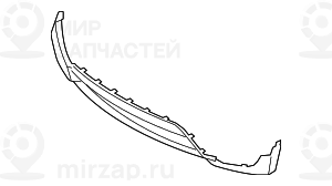 Облицовка нижняя часть Schwarz PDC
 BMW 51117222382