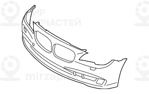 Аэрод.пакет performance пд грунт.
 BMW 51117251634