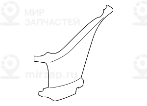 Накладка воздуховода п
 BMW 51117303112