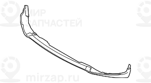 Обшивка переднего бампера
 BMW 51117319796