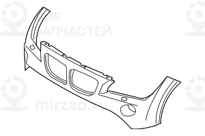 Аэрод.пакет performance пд грунт.
 BMW 51117345031