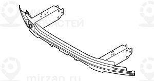 Trдger Stossfдnger Vorn
 BMW 51117385289