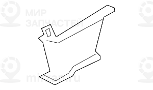 Air Curtain Правый
 BMW 51117423374