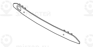 Декоративная Планка Спереди Посередине
 BMW 51117449673