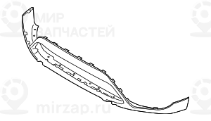 Verkleidung Stossfдnger Unterteil Vorn
 BMW 51117453999