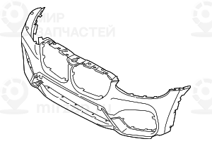 Verkleidung Stossf?nger G
 BMW 51117490211