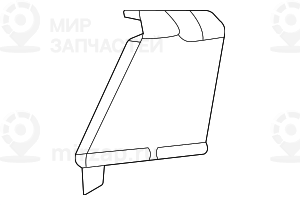 Накладка Решетки Бампера П Ср
 BMW 51117497276