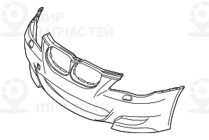 Аэрод.пакет performance пд грунт.
 BMW 51117899051