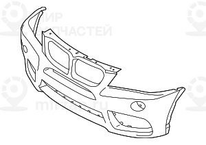 Аэрод.пакет performance пд грунт.
 BMW 51118052116