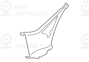 Накладка воздуховода п
 BMW 51118056306