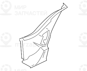 Luftf?hrung Seitlich Links
 BMW 51118056505