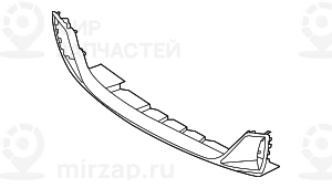 Verkleidung Stossfдnger Unten Lackiert
 BMW 51118069089