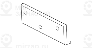 Табличка С Номерным Знаком Впереди
 BMW 51118069223